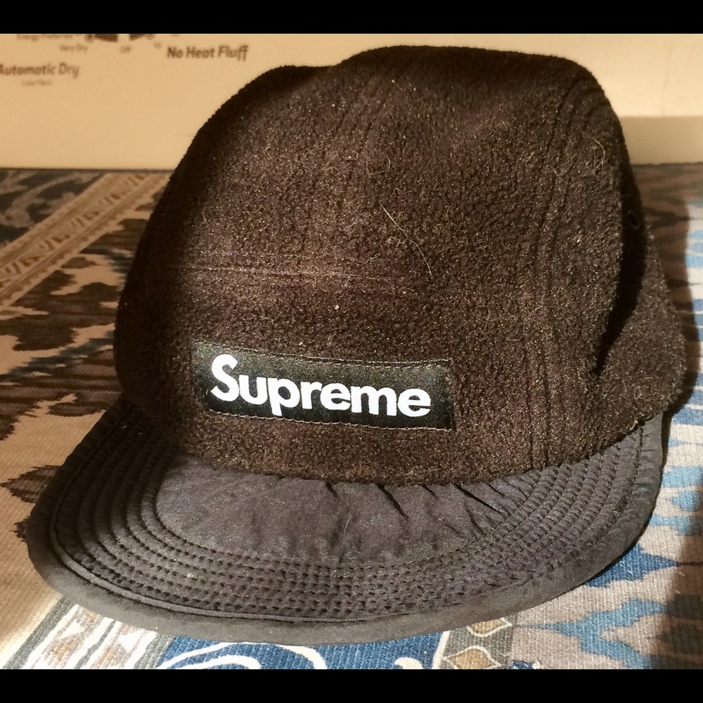Bootleg Supreme Polartec 5 Panel Hat Black FW12